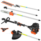 Benzin Motorsense FX-MT152E 5in1 Multitool 52ccm 3PS Kombigerät für Rasen Heckenschnitt und Garten