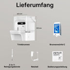 EverSweet Ultra Trinkbrunnen mit KI Kamera 5L Frisch und Abwassertrennung filterlos für Katzen und Kleinhunde