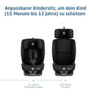 Titan S Comfort iSize Kindersitz 76 bis 150 cm mitwachsend ISOFIX 15 Monate bis 12 Jahre 13 Kopfstützen Black