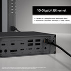 TS5 Plus Thunderbolt 5 Docking Station 20 Ports 140W Safe Charging for Mac and Windows Laptops