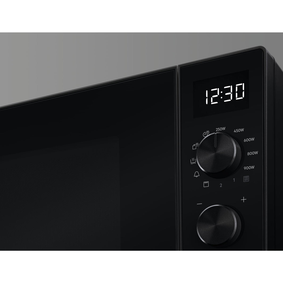 MFB252DB Freistehende Mikrowelle Grillfunktion 25L 900W 7 Stufen Invertertechnologie Auftaufunktion Schwarz