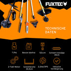 Benzin Motorsense FX-MT152E 5in1 Multitool 52ccm 3PS Kombigerät für Rasen Heckenschnitt und Garten