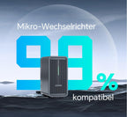 B2500 Speicher 2240Wh für Balkonkraftwerke LiFePO4 Akku 6000 Zyklen erweiterbar IP65 wasserdicht staubfest