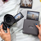 Link Wide smartphone printer mocha gray portable wireless Bluetooth instant photo printer for wide format film