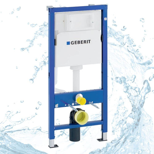 458103001 Montageelement Duofix Basic für Wand WC mit Spülkasten UP100 112 cm Kunststoff Blau Weiß