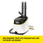 Dampfreiniger SC 3 Deluxe mit 3,5 bar Dampfdruck und 30 Sekunden Aufheizzeit für gründliche Reinigung