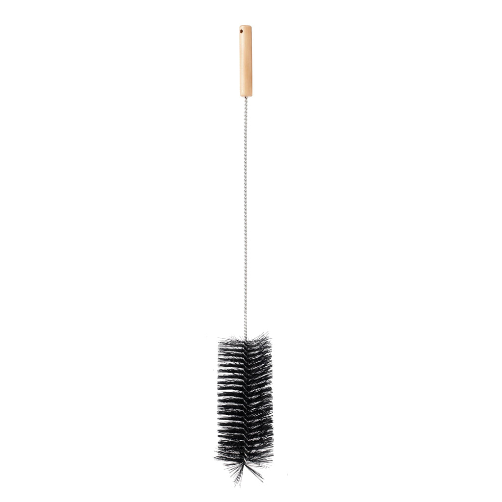 Feuersäule Outdoor mit Reinigungsbürste und Abdeckhaube Nachhaltige Pelletfackel für Gartenambiente