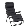 Gepolsterte Zero Gravity Relaxliege Garten Rsx Clip AirComfort Schwarz Acier LFM2058_6135 5 Jahre Garantie