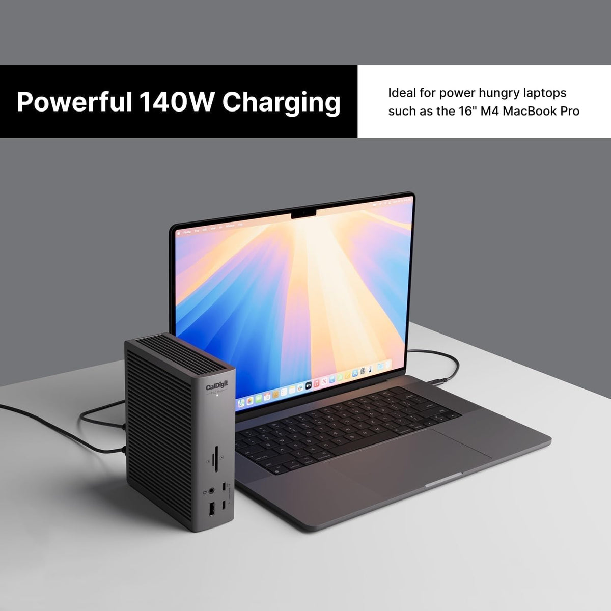 TS5 Plus Thunderbolt 5 Docking Station 20 Ports 140W Safe Charging for Mac and Windows Laptops