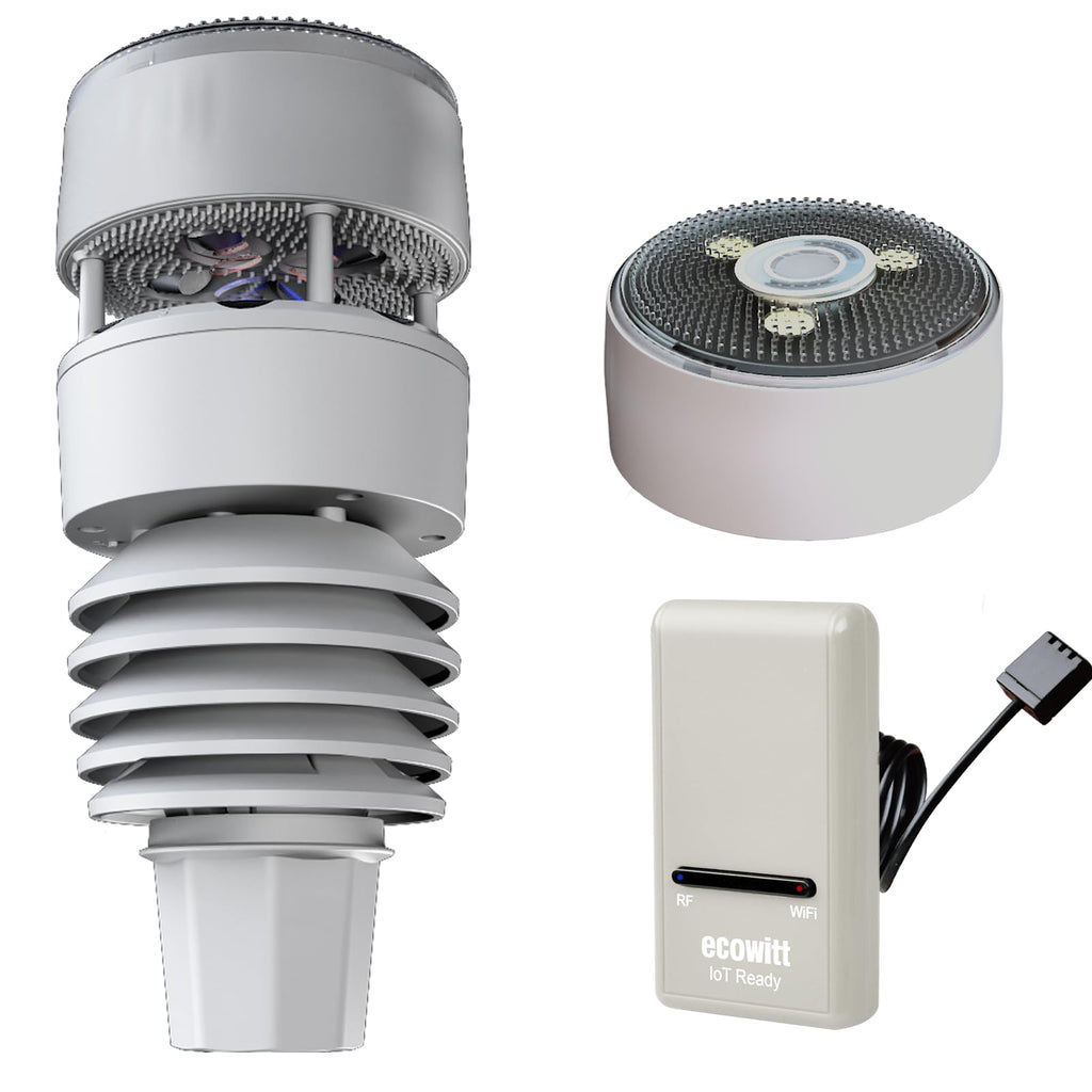 GW1210 WLAN Wetterstation GW1200 WS90 7 in 1 Außensensor Temp Feuchte Barometer Hausautomation 868 MHz 2,4 GHz