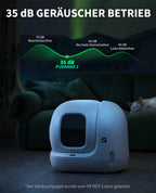 Pura Max 2 selbstreinigende Katzentoilette 76L xSecure Geruchsbeseitigung App Steuerung für mehrere Katzen