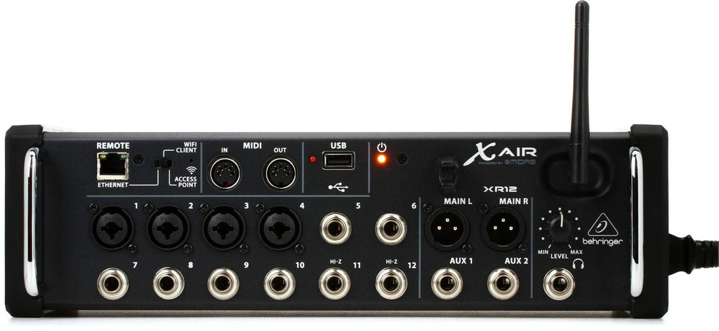 X AIR XR12 Digitalmixer 12 Eingänge iPad Android Tablets 4 Vorverstärker 8 Line Eingänge WLAN USB Recorder