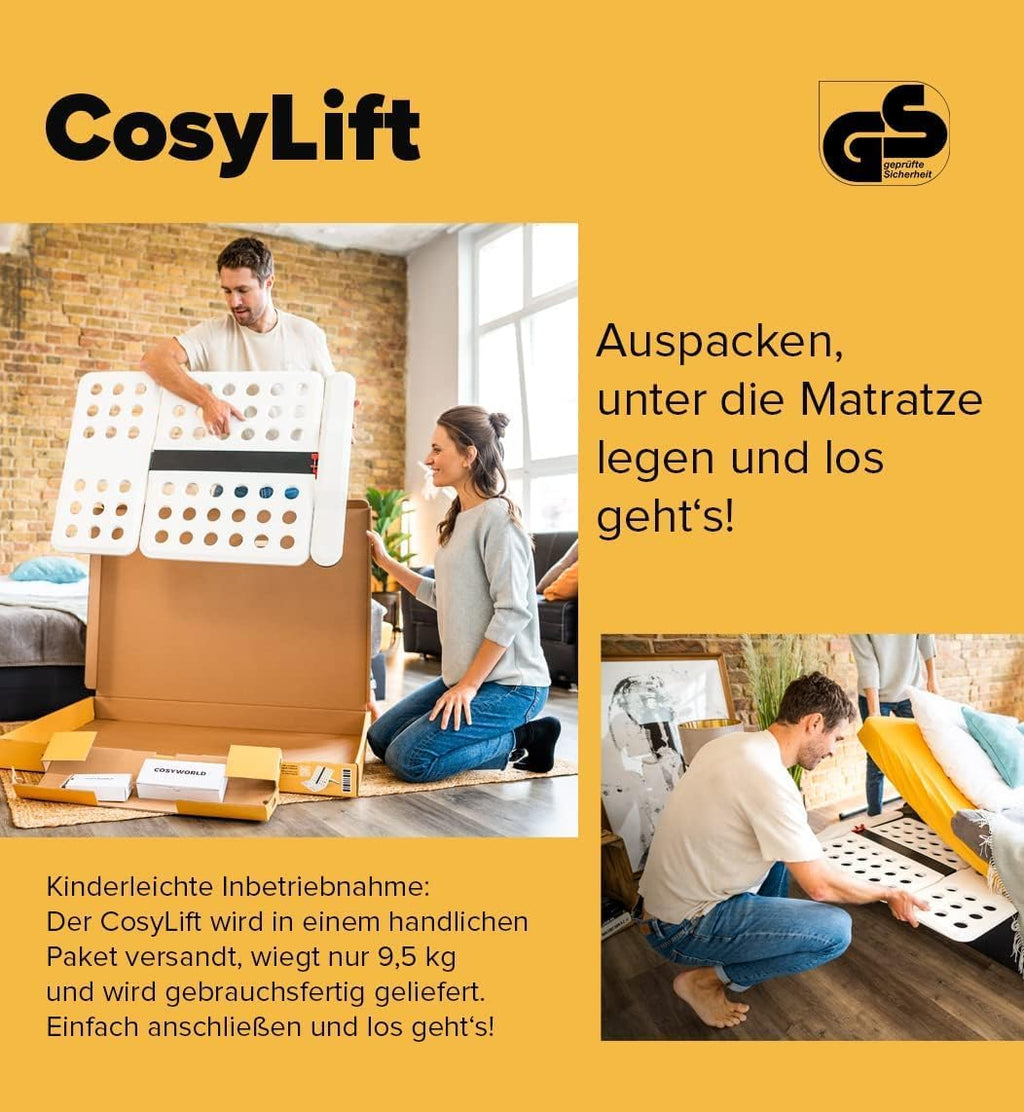 Lattenrost und Boxspringbett Add On Lift elektrisch verstellbar für Matratzen Betten mit Motor Handschalter