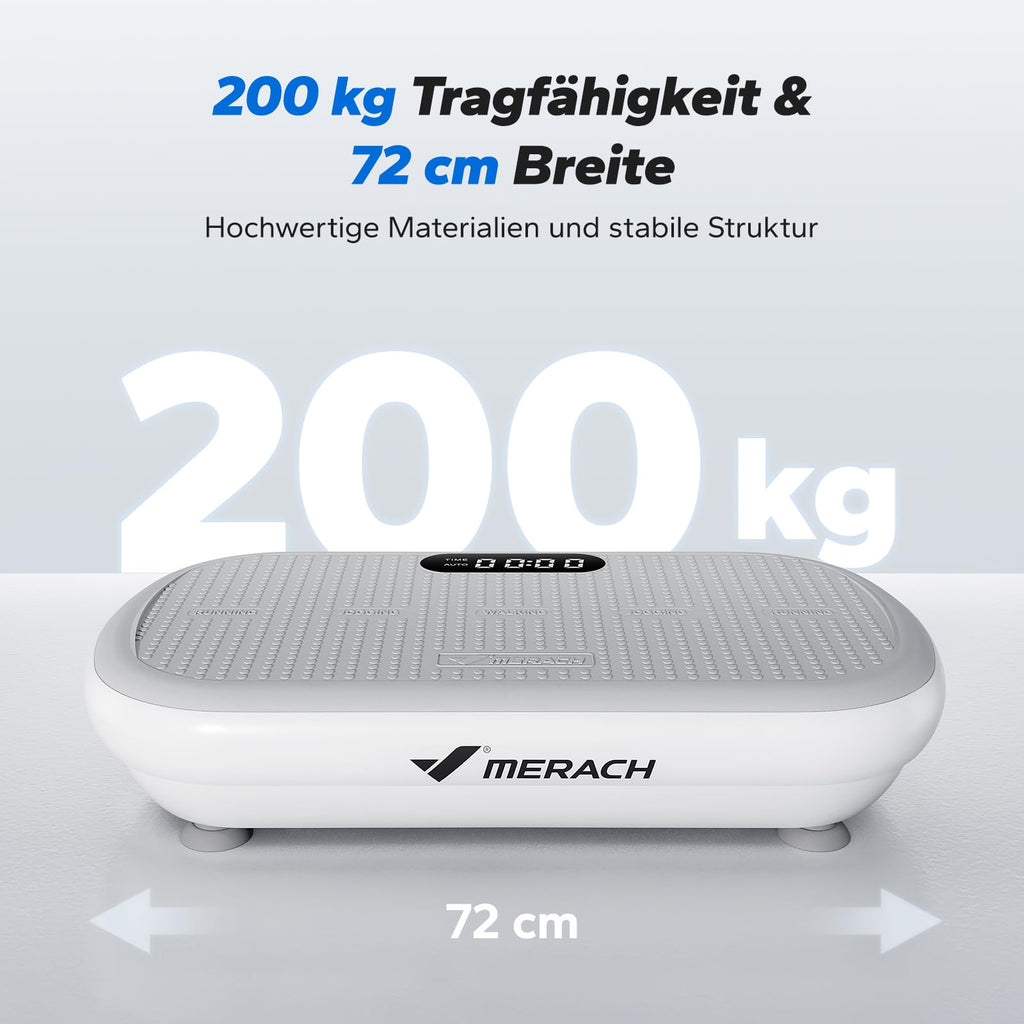 CV40 Vibrationsplatte für Ganzkörpertraining zu Hause mit 13 mm großer Amplitude und Fitnessgerät