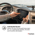 LKW Navi GO Expert Plus 7 Zoll Display Routenführung POI große Fahrzeuge Verkehr Weltkarten Echtzeitwarnungen