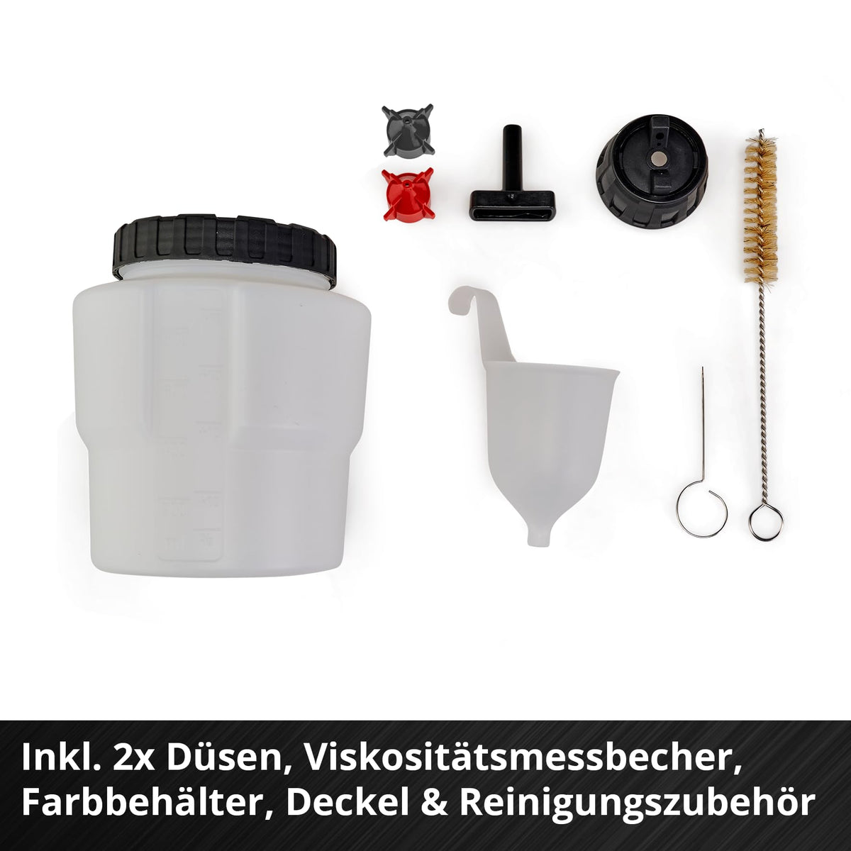 Akku Farbsprühsystem TC SY 18/60 Li Solo für Lacke und Lasuren kabellos 18V mit 60 ml Behälter