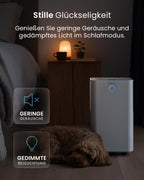 OmniDry Luftentfeuchter mit App WLAN 12L in 24h Wäschemodus Feuchtigkeitssensor Timer gegen Schimmel bis 25m²