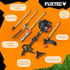 Benzin Motorsense FX-MT152E 5in1 Multitool 52ccm 3PS Kombigerät für Rasen Heckenschnitt und Garten