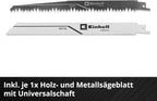 Professional Akku-Universalsäge TP-AP 18/32 Li BL-Solo 18V bürstenlos ohne Akku und Ladegerät