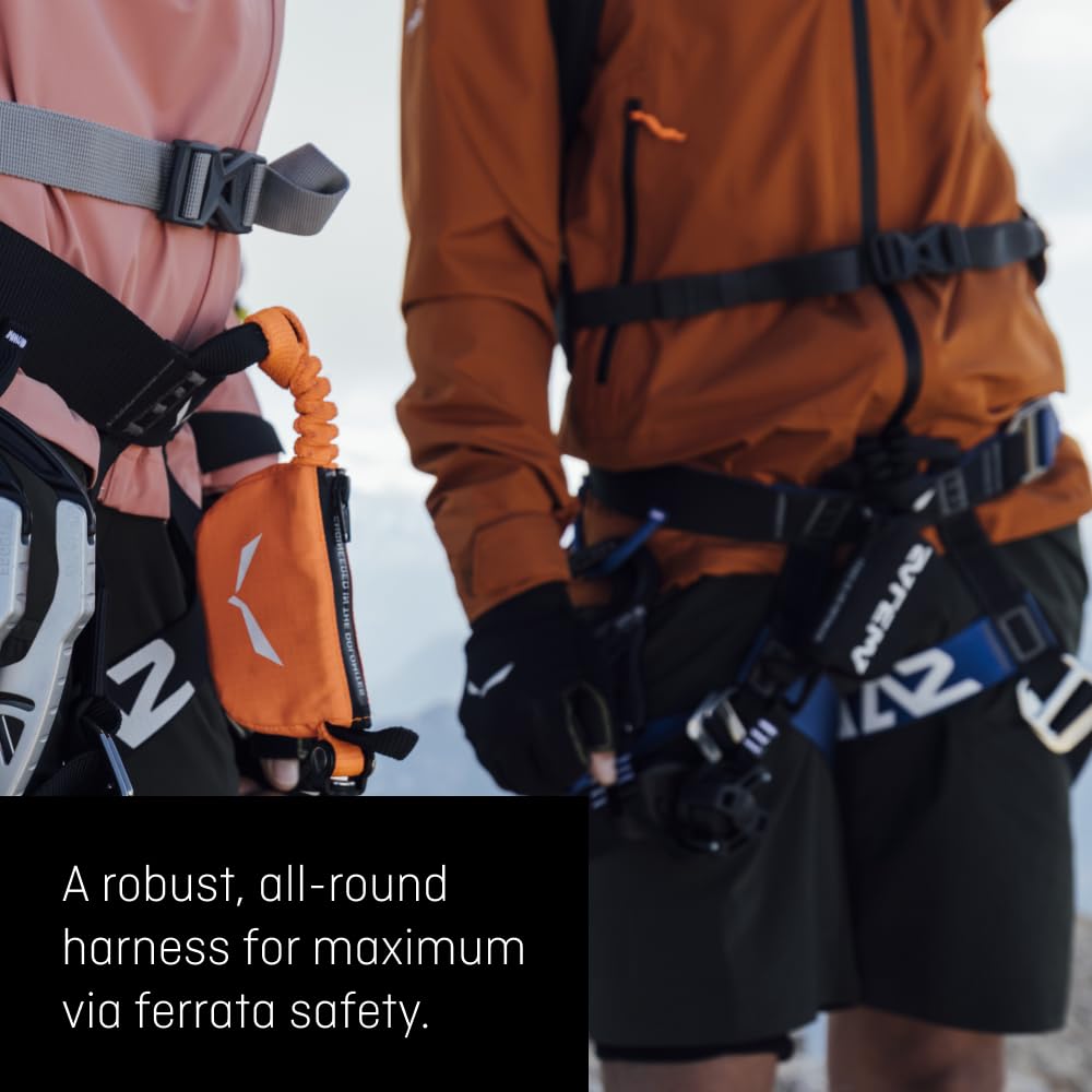 Klettersteig Komplettset Attac Evo Toxo 3.0 für sicheres Klettern mit Karabinern und Bandfalldämpfer