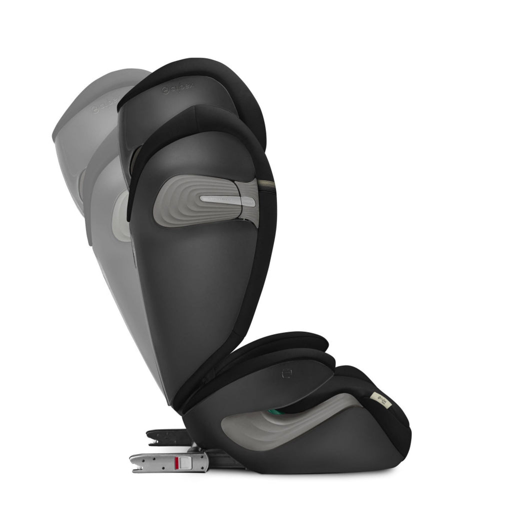 Kindersitz Solution S2 iFix mit und ohne ISOFIX 100 bis 150 cm 3 bis 12 Jahre 15 bis 50 kg Moon Black