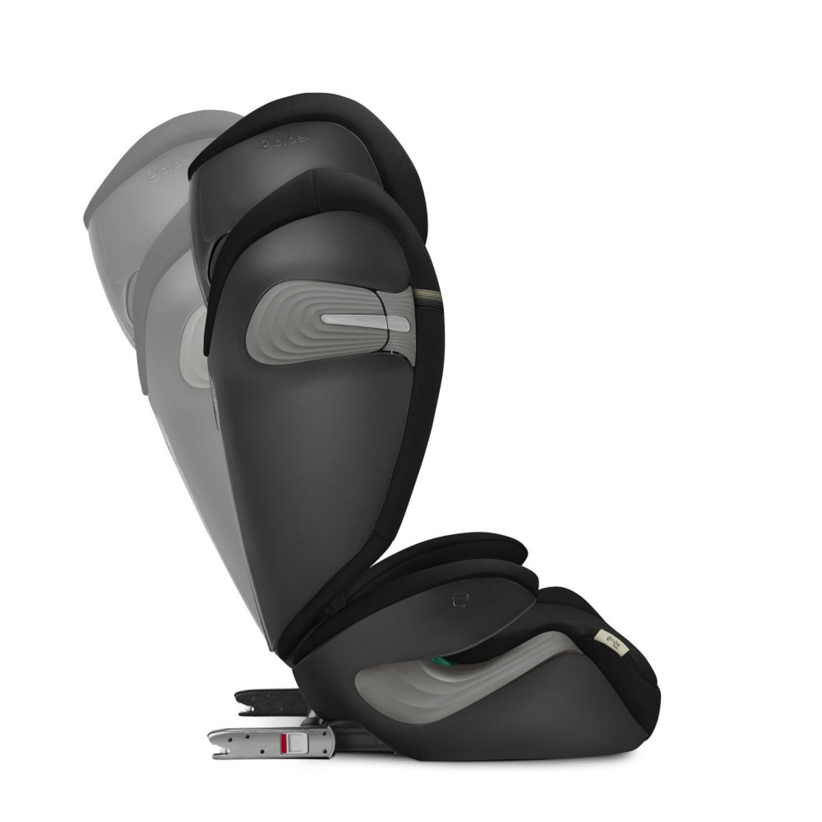 Kindersitz Solution S2 iFix mit und ohne ISOFIX 100 bis 150 cm 3 bis 12 Jahre 15 bis 50 kg Moon Black