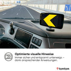 LKW Navi GO Expert Plus 7 Zoll Display Routenführung POI große Fahrzeuge Verkehr Weltkarten Echtzeitwarnungen