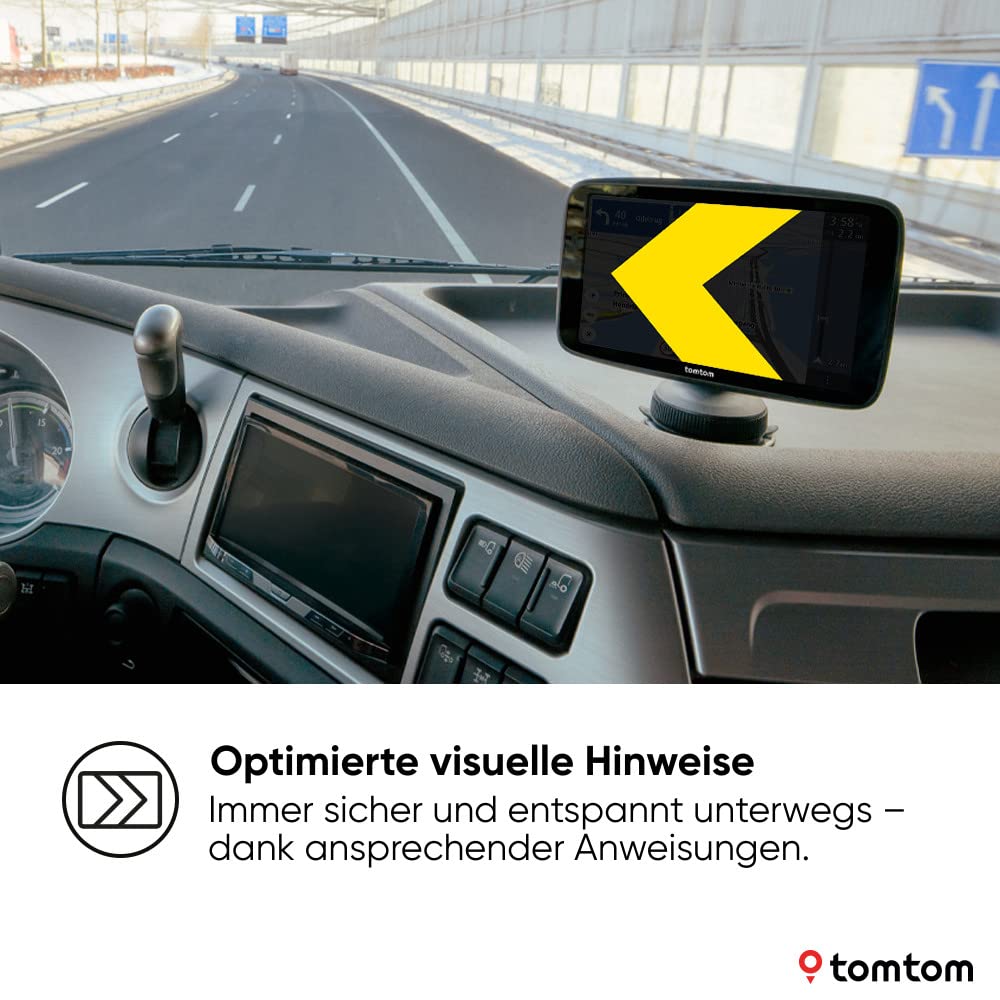 LKW Navi GO Expert Plus 7 Zoll Display Routenführung POI große Fahrzeuge Verkehr Weltkarten Echtzeitwarnungen