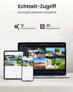 8 Kanal 4K PoE NVR Netzwerkvideorekorder Überwachungssystem RLN8-410 ohne HDD für 8 IP Kameras