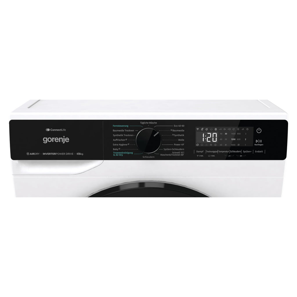 WD2PA854ADW Waschtrockner 8kg waschen 5kg trocknen 1400 U/min 16 Programme ConnectLife AirDry Energieklasse D