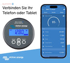 BMV-712 Smart Batteriemonitor 6.5 bis 70 VDC Grau für 12V 24V 48V Systeme mit Bluetooth und LCD Anzeige
