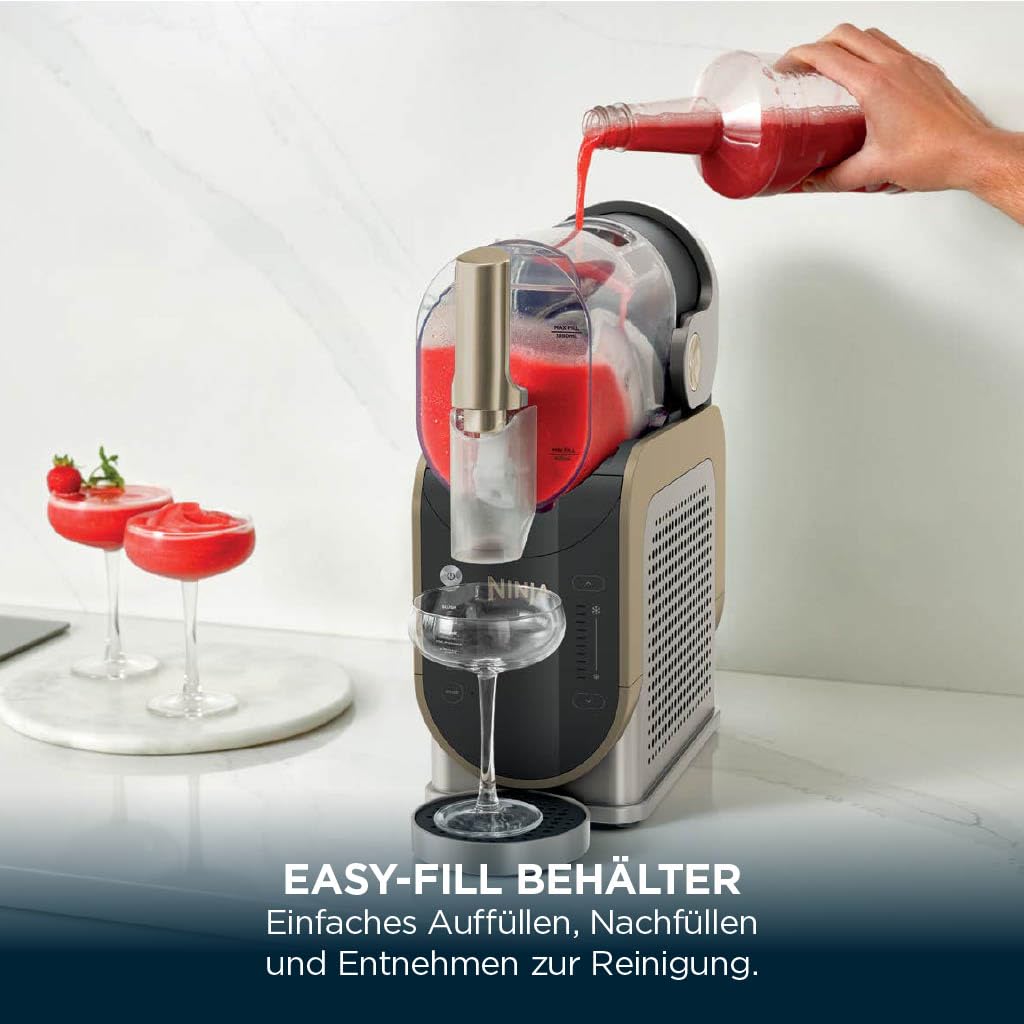 SLUSHi Maschine für Slush Eis Cocktails Frappé Milchshakes und gefrorenen Saft mit WhisperChill Technology