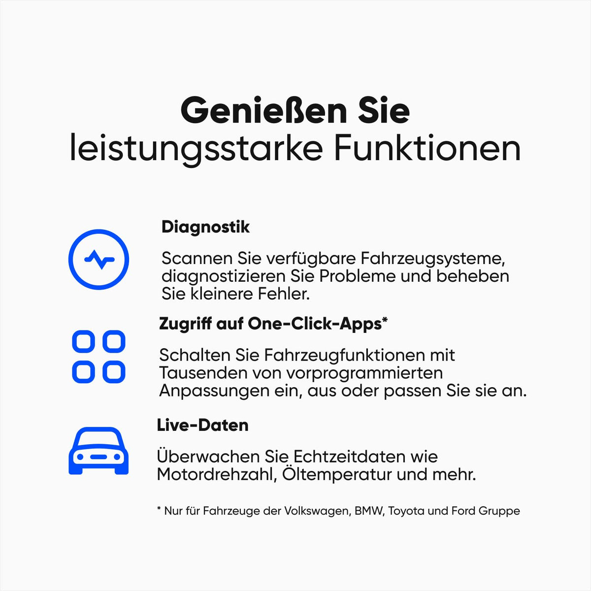 3 OBD2 Diagnose Scanner der nächsten Generation Fehlerauslesen Bluetooth