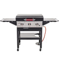 Hochwertiger Gasgrill Plancha Griddle 3400 mit Gusseisenplatte für Outdoor Grillen BBQ Garten