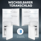 Kühlgefrierkombi 143cm Energieklasse C 173L 40 dB 3 Ablagen 2 Schubladen Türanschlag wechselbar KG 7359 weiß