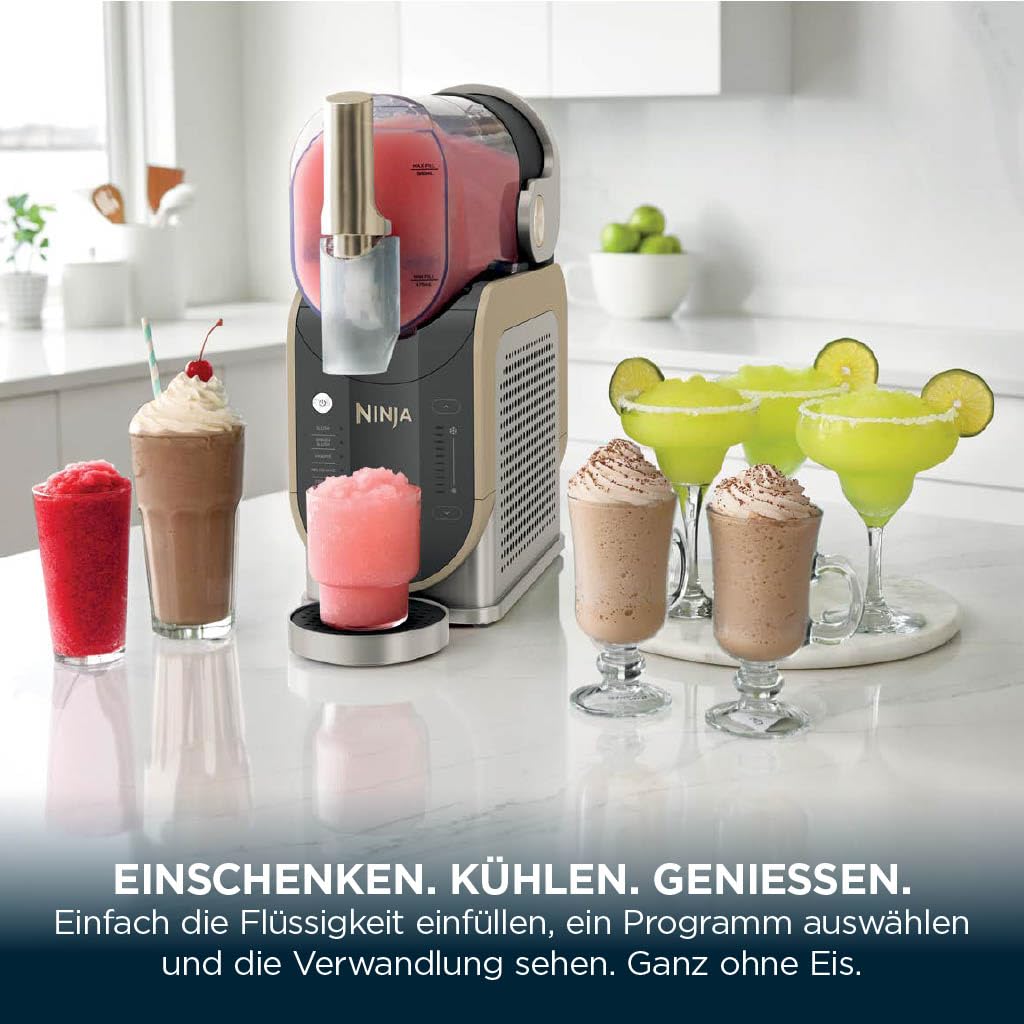 SLUSHi Maschine für Slush Eis Cocktails Frappé Milchshakes und gefrorenen Saft mit WhisperChill Technology