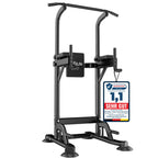 Power Tower Dip Station Klimmzugstange freistehend bis 230 cm stabiler Kraftturm für Ganzkörpertraining