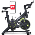 Heimtrainer Fahrrad mit App und Handpuls Ergometer für 145 bis 195 cm für Cardiotraining zu Hause