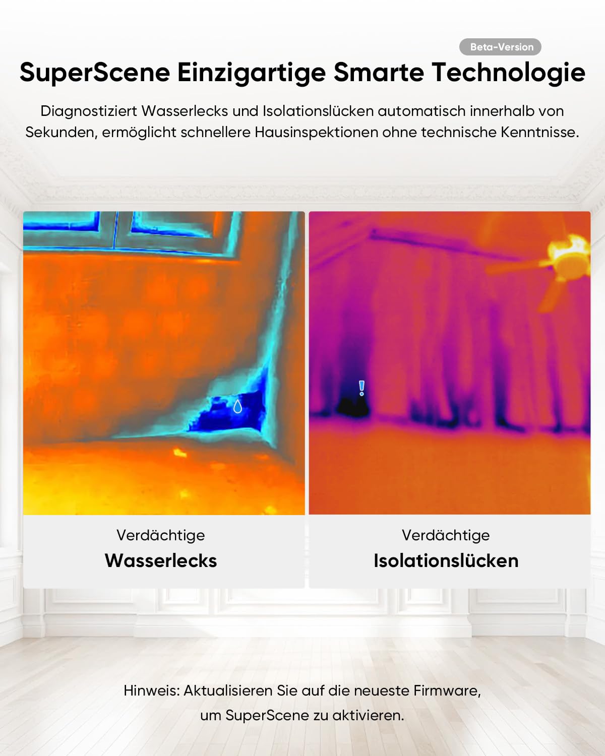 E01 Wärmebildkamera Handheld SuperIR 240x240 Infrarotauflösung Thermografie für Inspektion und Jagd