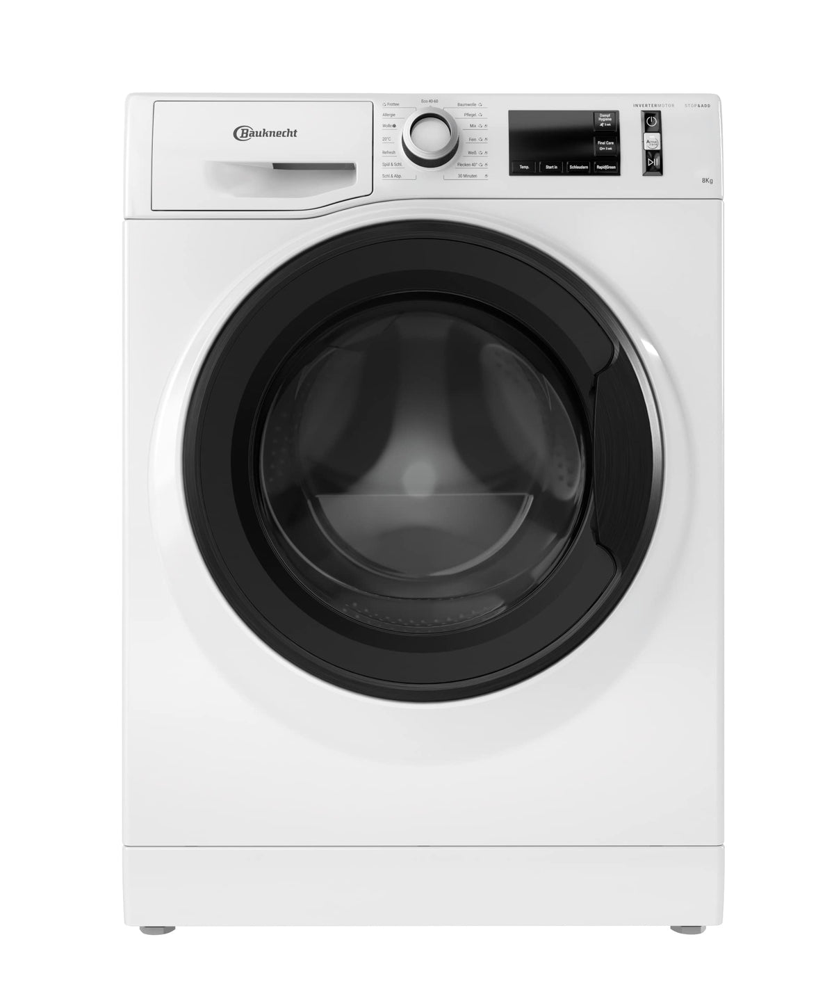 W Active 8A Waschmaschine Frontlader 8kg Fleckentfernung Steam Hygiene Energieklasse A Stopp und Add ProSilent
