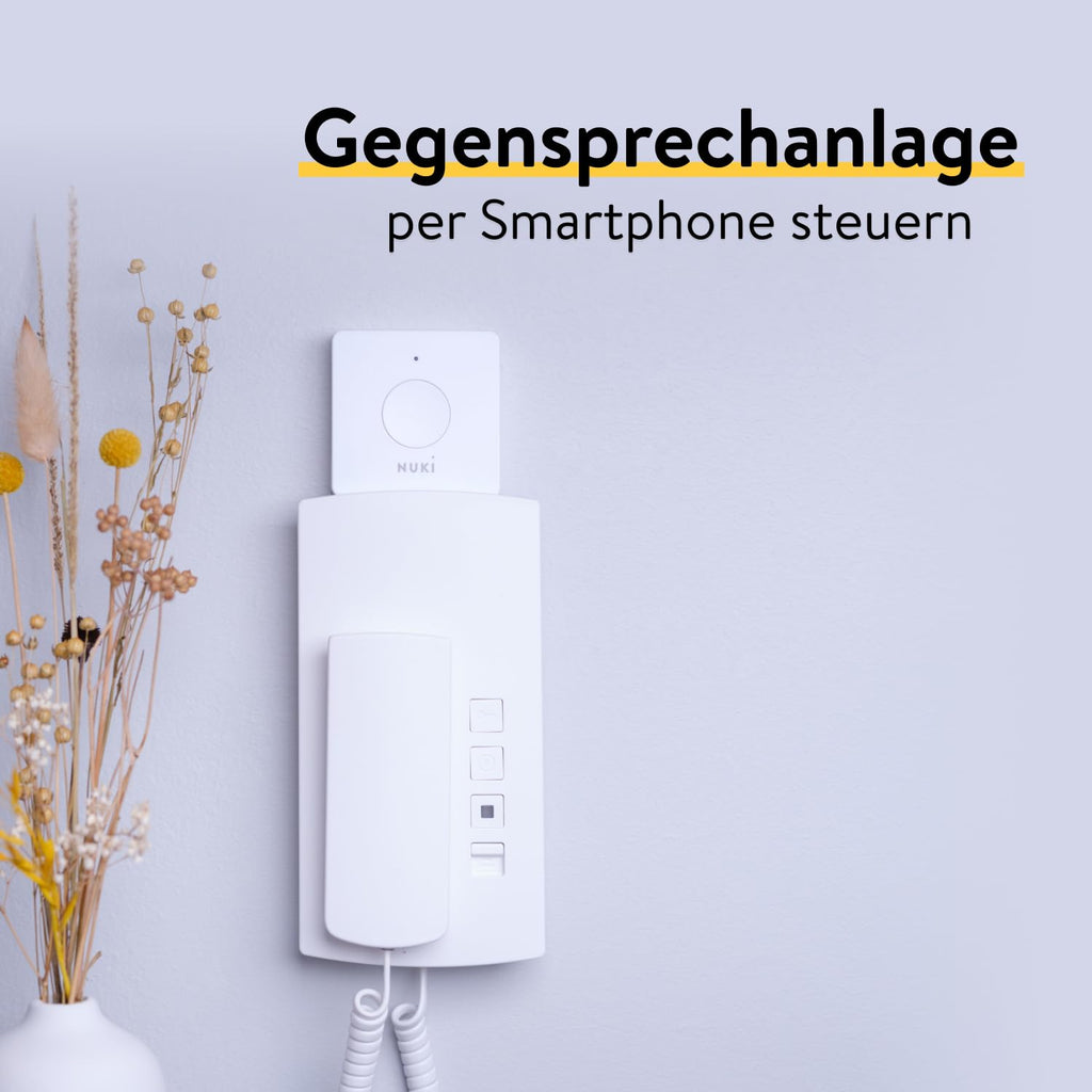 Opener Türöffner für Gegensprechanlagen in Mehrfamilienhäusern steuert per Smartphone WLAN Bridge erforderlich