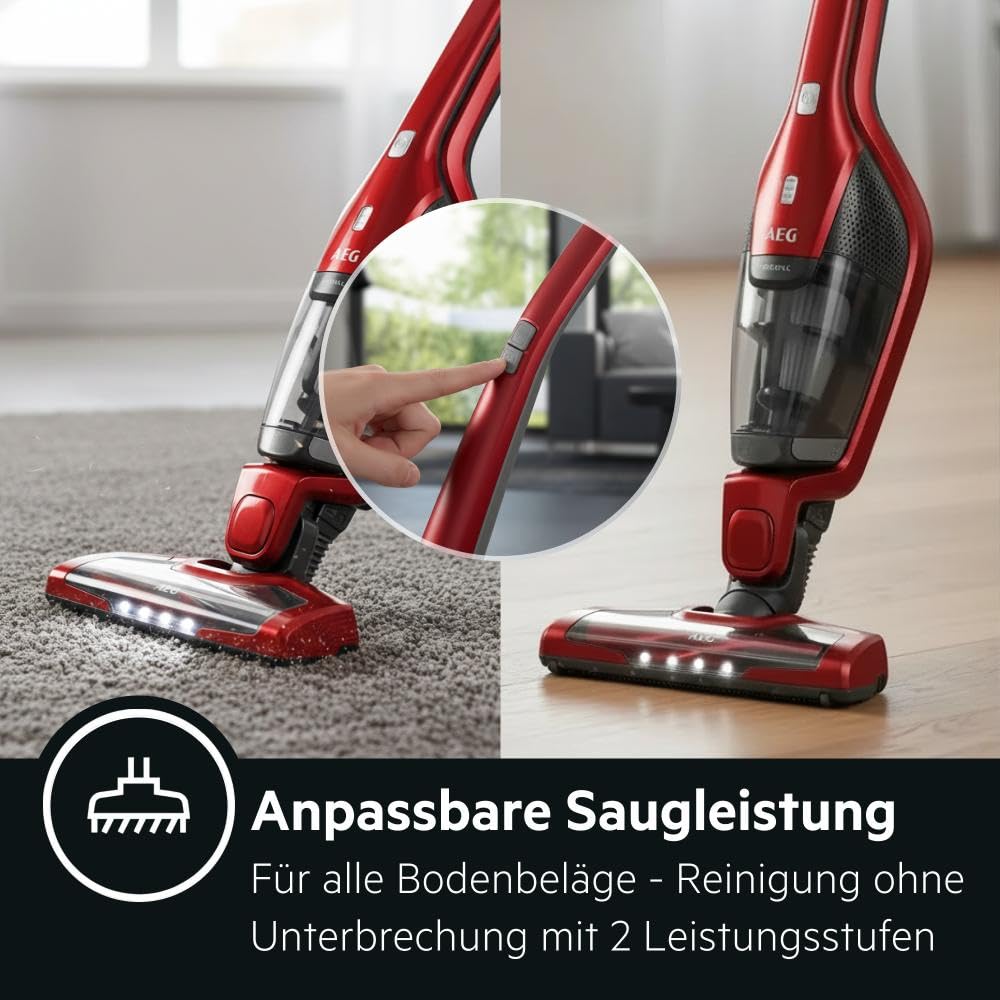 Ergorapido 2in1 Akku Staubsauger kabellos Testsieger CX7-2-45AN Stielstaubsauger Handstaubsauger