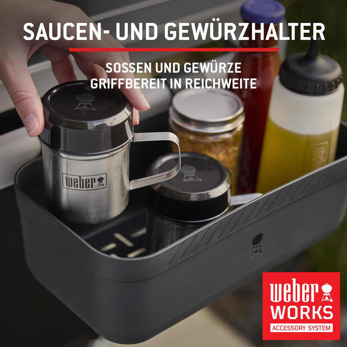 Gasgrill Spirit E 310 mit 3 Edelstahlbrennern 8,8 kW Grillfläche 60x45 cm Warmhalterost und Thermometer