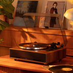 Plattenspieler mit integrierten Lautsprechern Vinyl Schallplattenspieler kompakter Phono Plattenspieler