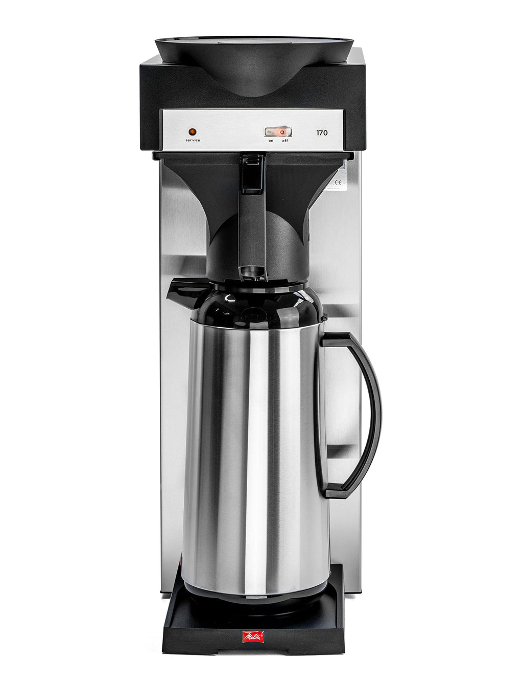 20347 170 MT Filterkaffeemaschine für Isolierkannen 2,2 Liter Edelstahl Schwarz Kaffeemaschine