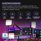 Key Light professionelle Studioleuchte 2800 Lumen LED Videoleuchte für Streaming Gaming