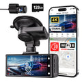 F7N Touch 4K Starvis 2 Dashcam Auto vorne hinten Sprachsteuerung für gestochen scharfe Aufnahmen