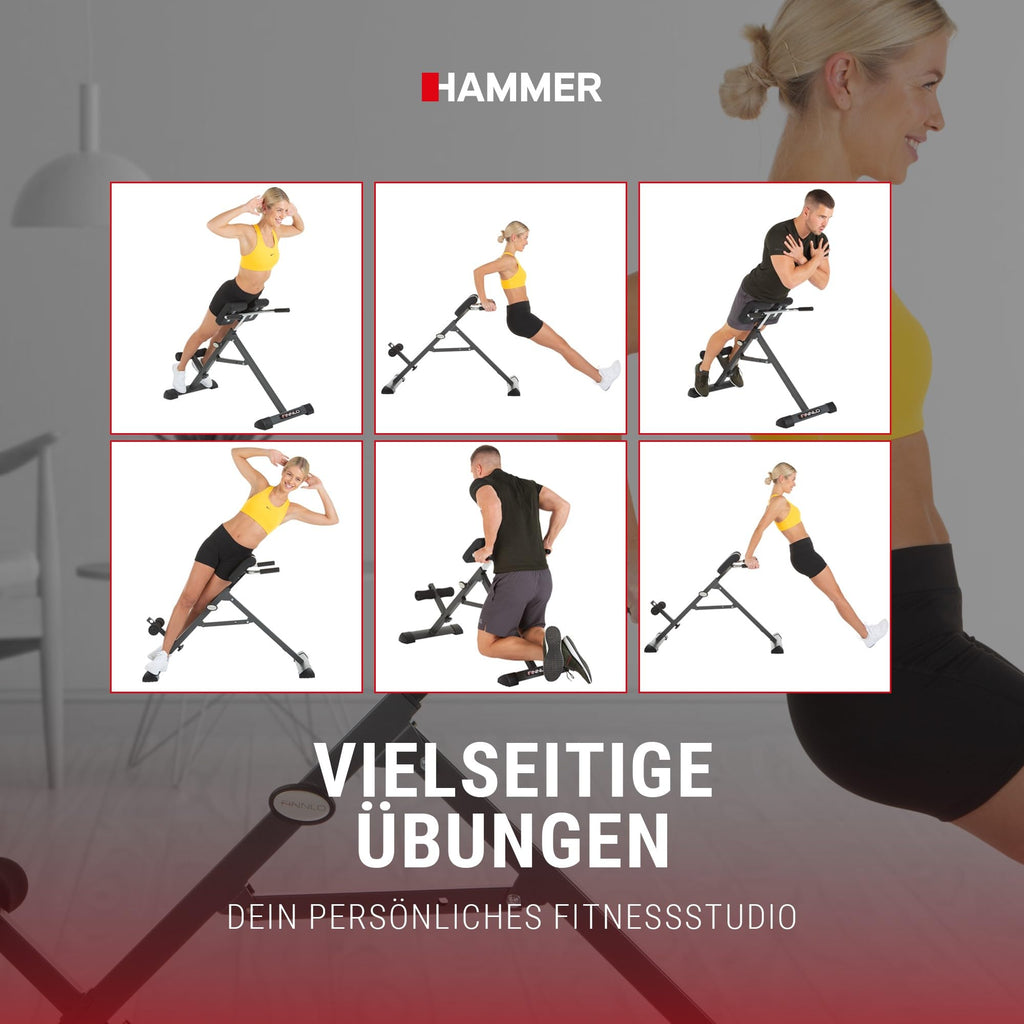Tricon Rückentrainer Hyperextension Bank multifunktionale Trainingsgeräte Bauchtrainer für Heimtraining