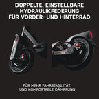 MAX G3 D E Scooter Zulassung 80 km Eco 75 km Sport duale Hydraulikfederung 130kg Smart Display 3,5h Ladezeit
