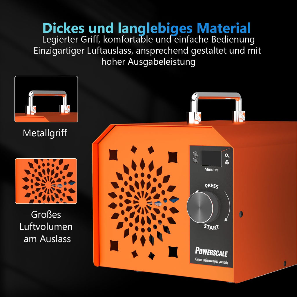 OZB3 Ozongenerator 250.000 mg/h Luftreiniger Geruchsbeseitigung Desinfektion Sterilisation große Räume Büros